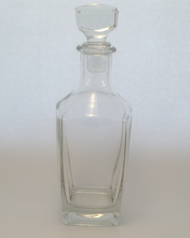 Sterling Carafe Clear Glass With Cork, 70cl